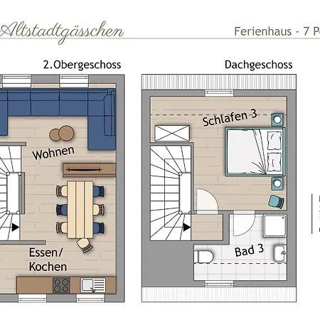 Im Altstadtgaesschen Mit 3 Badezimmern Quedlinburg