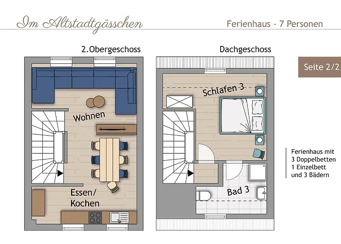 Im Altstadtgässchen Mit 3 Badezimmern Quedlinburg